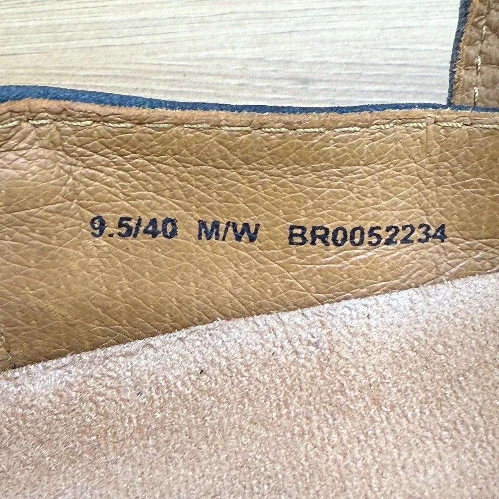 BORN Naomi Mary Janes Womens 9.5 M Sailor Blue Nubuck Flats Buckle Comfort - Picture 11 of 11